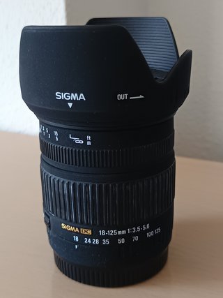 Objetivo Sigma DC 18-125mm Canon AF