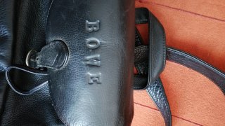 Mochila Bowe de cuero