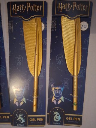 Set 4 Penne Gel Piuma Harry Potter tutte le 4 case