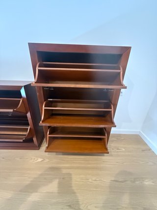 2 Armarios Zapateros Madera