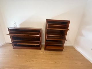 2 Armarios Zapateros Madera