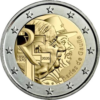 Moneda 2€ dos euro conmemorativa Francia 2020