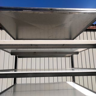 Carro Porta Bandejas de Plástico 90x83