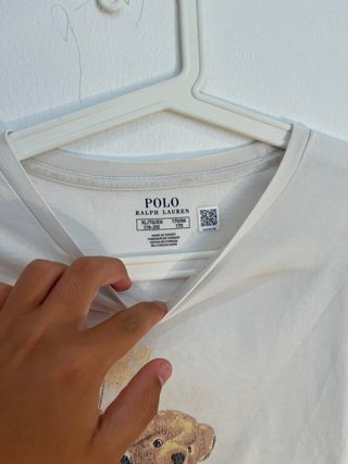 Camiseta Polo Bear Ralph Lauren Blanca