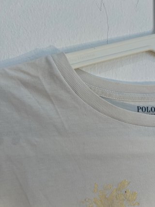 Camiseta Polo Bear Ralph Lauren Blanca