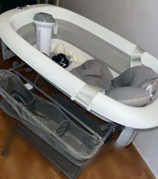 Bañera Plegable Bebé + Accesorios