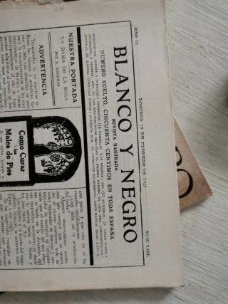 4 revistas Blanco y Negro años 20