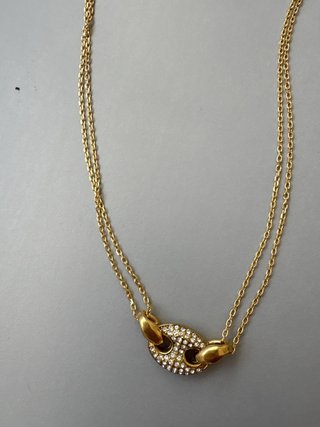 Colgante Guess Dorado Nuevo con Etiqueta