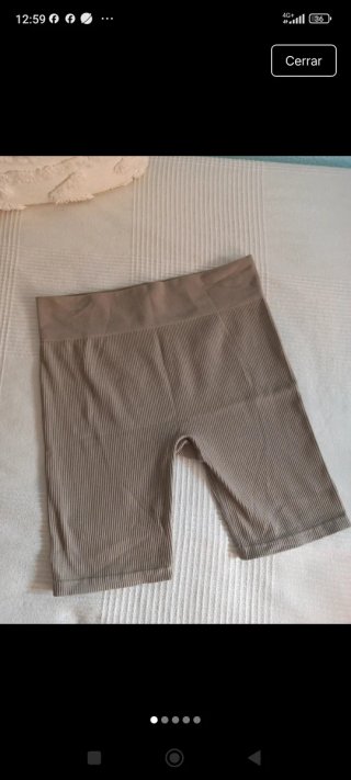 Pantalón ciclista H&M beige Talla m