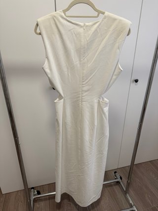 Vestido Zara blanco talla S