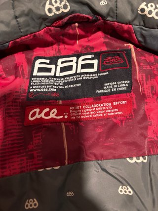 Chaqueta de esquí 686 multicolor