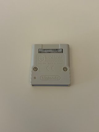 memory card nintendo gamecube originale