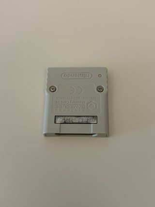 memory card nintendo gamecube originale