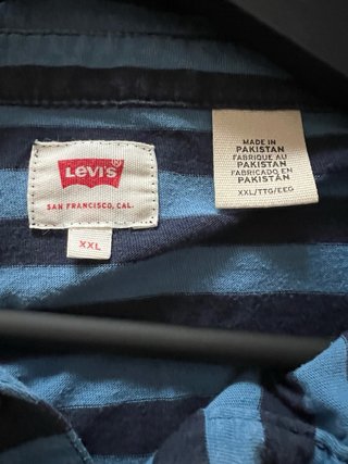 Polo Levi's Rayas Azul Talla 2XL