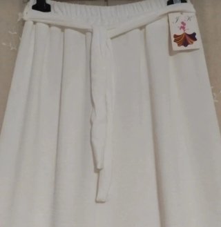 Pantalón Palazzo Blanco Roto