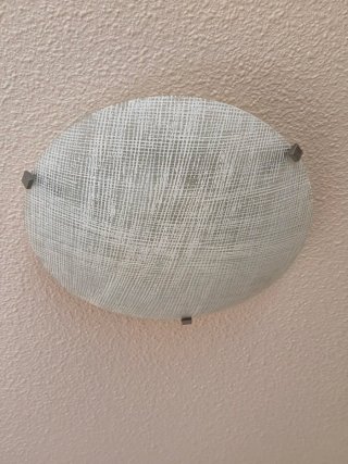 Lámpara de techo de cristal con diseño