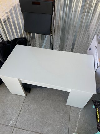 Mesa de centro elevable IKEA blanca