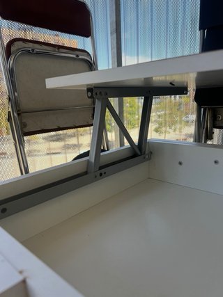 Mesa de centro elevable IKEA blanca