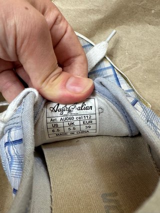 Scarpe Australian tela fantasia quadri