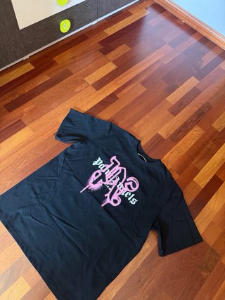 Camiseta Palm Angels Negra Talla Xl