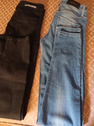 Lote 2 Pantalones Vaqueros chica - niña