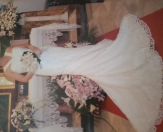 Vestido de Novia Blanco Encaje