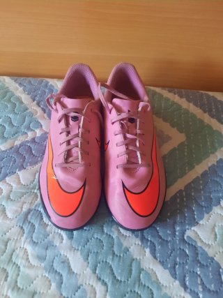 Zapatillas Fútbol Sala Nike Niño Rosa Naranja