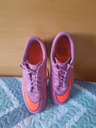 Zapatillas Fútbol Sala Nike Niño Rosa Naranja