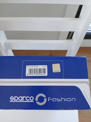 Zapatillas Sparco Blancas/Azules Talla 43