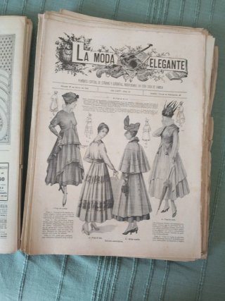 Revista LA MODA ELEGANTE. Año 1916.