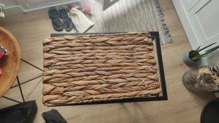 Cesta Mimbre Hecha a Mano