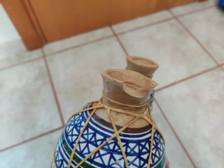 Bonghetto africano ceramica pelle