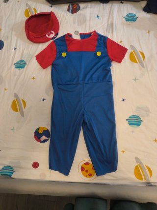 Disfraz Mario Bros niño talla 3/4 años