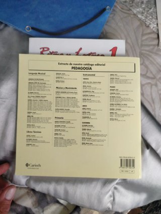 Libro Ritmo y Lectura 1 Música