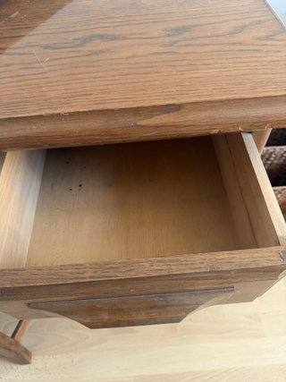 Escritorio vintage madera 5 cajones