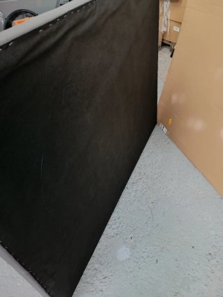 Cabecero Cama Tapizado Gris 150