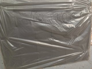Cabecero Cama Tapizado Gris 150