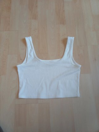 Top blanco talla M