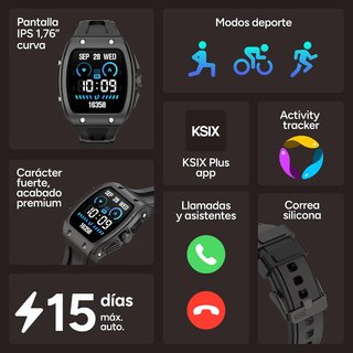 Smartwatch KSIX Hero 2 Go llamadas y WhatsApp