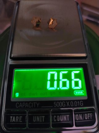 Pendientes Flor Oro 18K con Circonitas