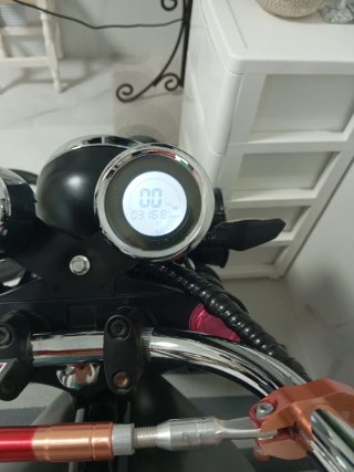 Moto eléctrica 50cc Moped Negra/Gris