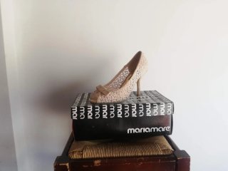 Zapatos de tacón Mariamare beige
