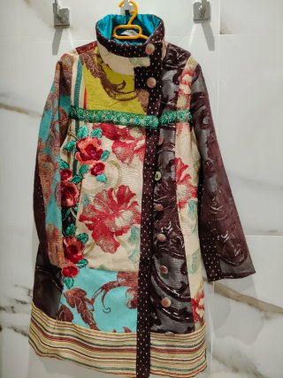 Abrigo Desigual Multicolor Talla M