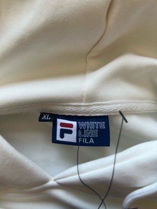 Sudadera Fila Blanca con Logo