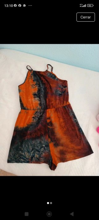 Mono corto estampado tie-dye