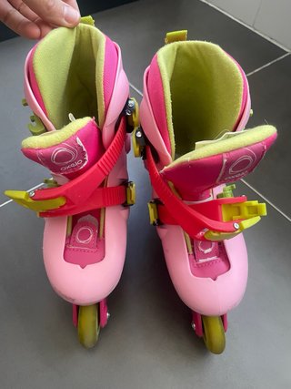 Patines en línea Oxelo rosas T. 28-30