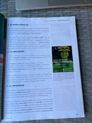 Lengua castellana y literatura 1, Le Bachillerato