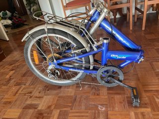 Bicicleta Plegable Urban Life Azul