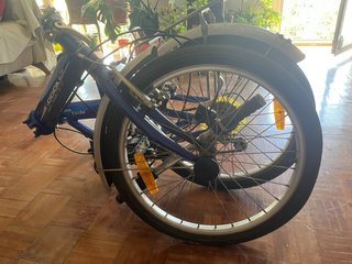 Bicicleta Plegable Urban Life Azul