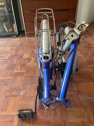 Bicicleta Plegable Urban Life Azul